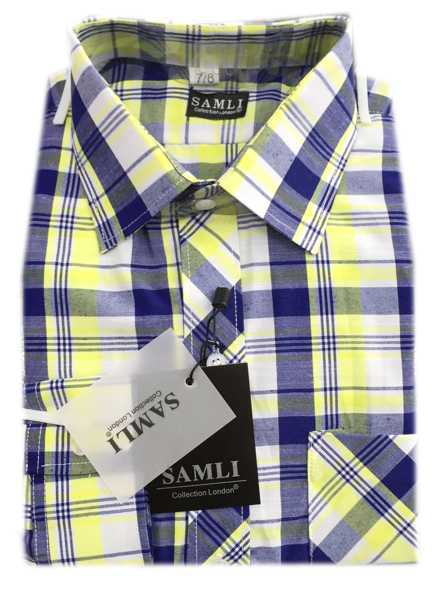 Boys Striped & Checked Formal Shirts