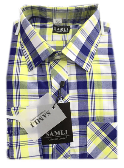 Boys Striped & Checked Formal Shirts