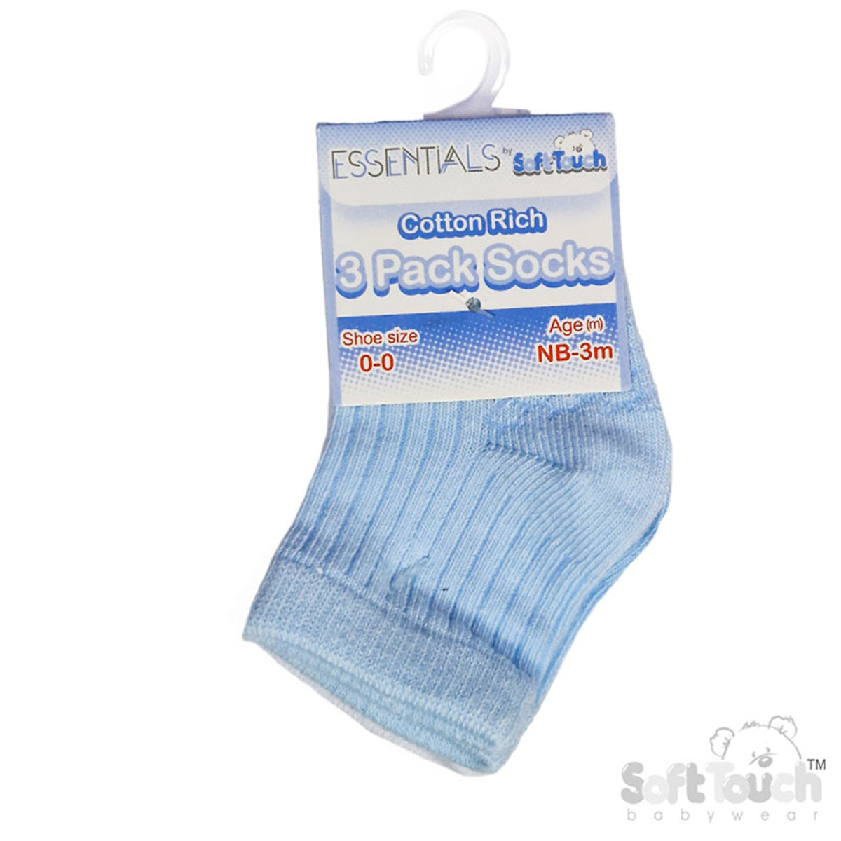 Baby Socks 3 Pack Unisex Baby Boys Girls Turnover Socks