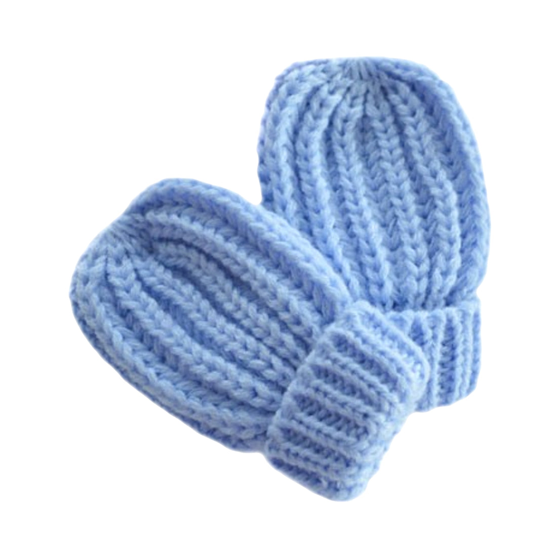 Baby Knitted Ribbed Mittens