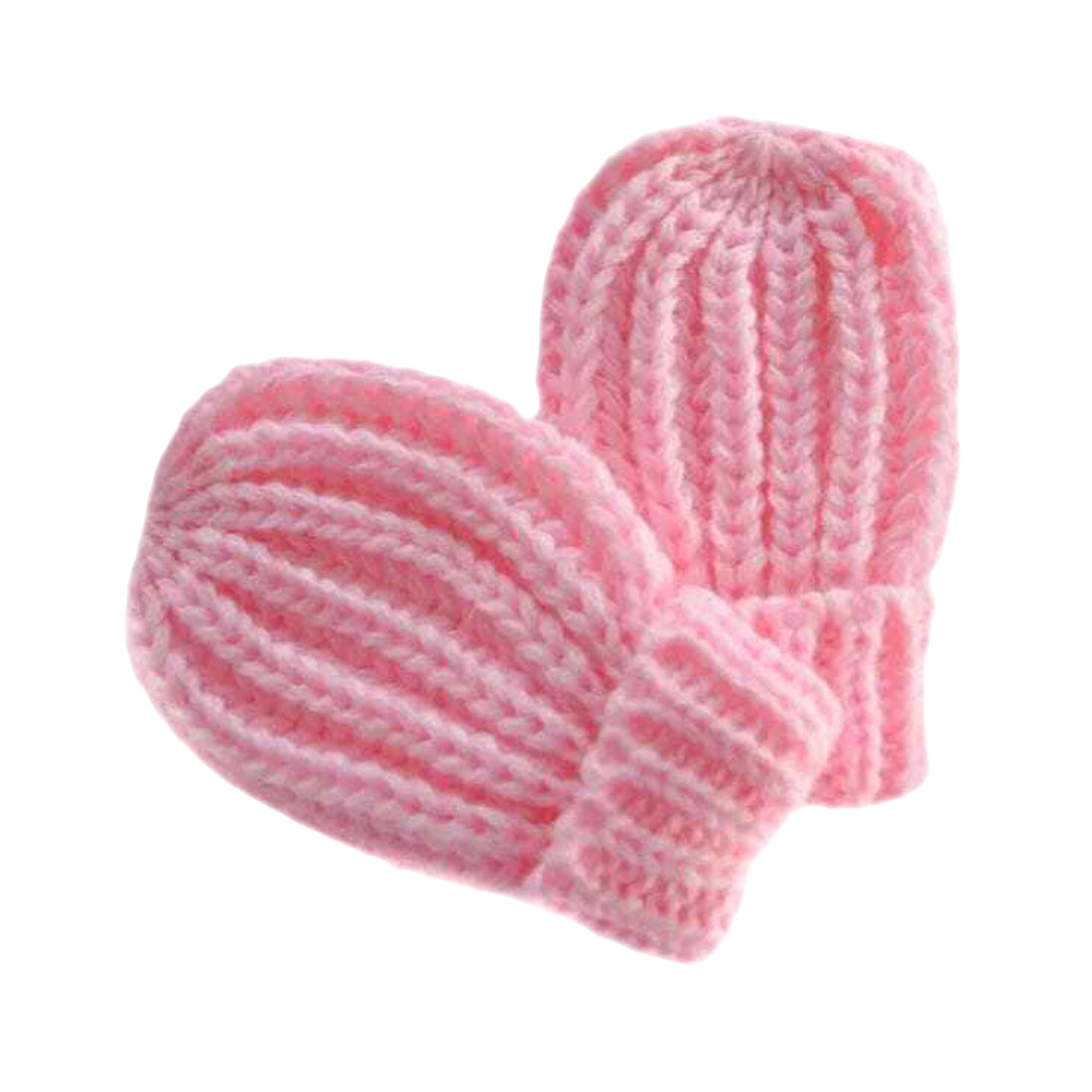 Baby Knitted Ribbed Mittens