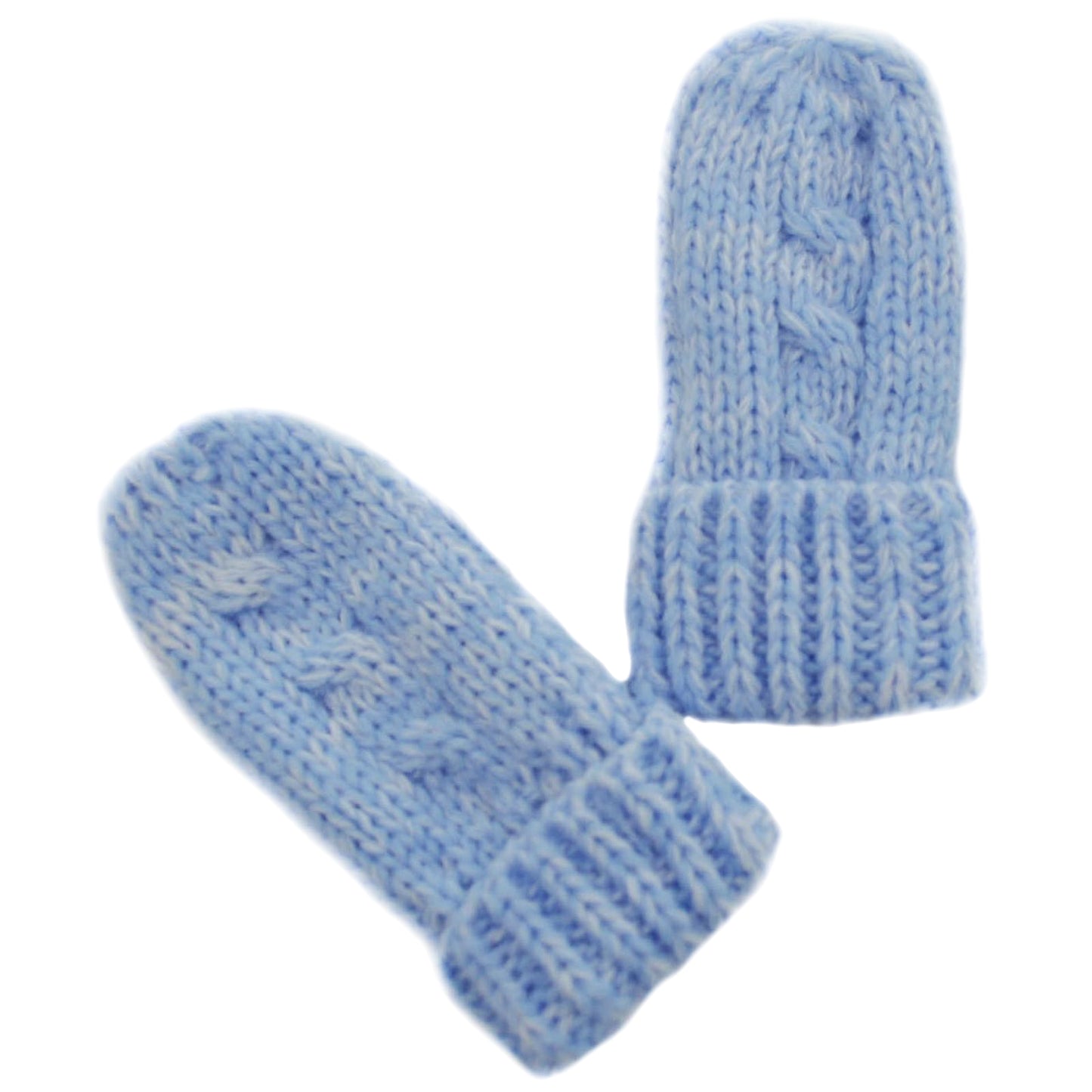 Baby Knitted Ribbed Mittens