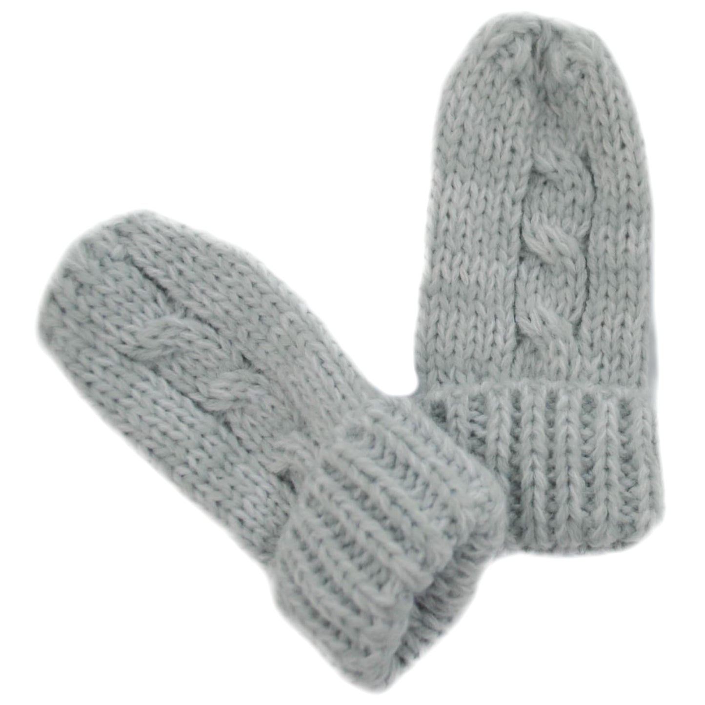 Baby Knitted Ribbed Mittens