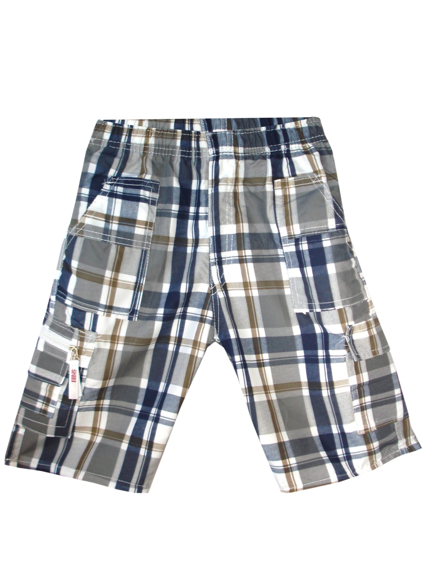 Boys Camouflage & Checked Shorts