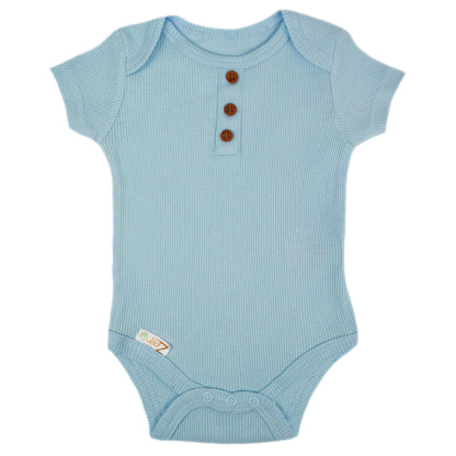 Baby Bodysuit Ribbed Sleepsuit Beanie Hat Bib