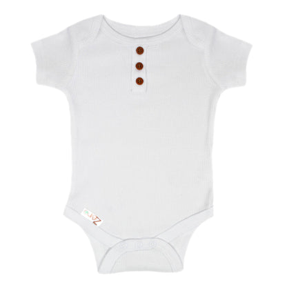Baby Bodysuit Ribbed Sleepsuit Beanie Hat Bib