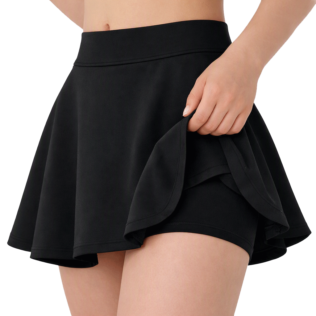 Girls Skort Skirt Shorts Kids School Summer Sports Skorts PE Dance Childrens