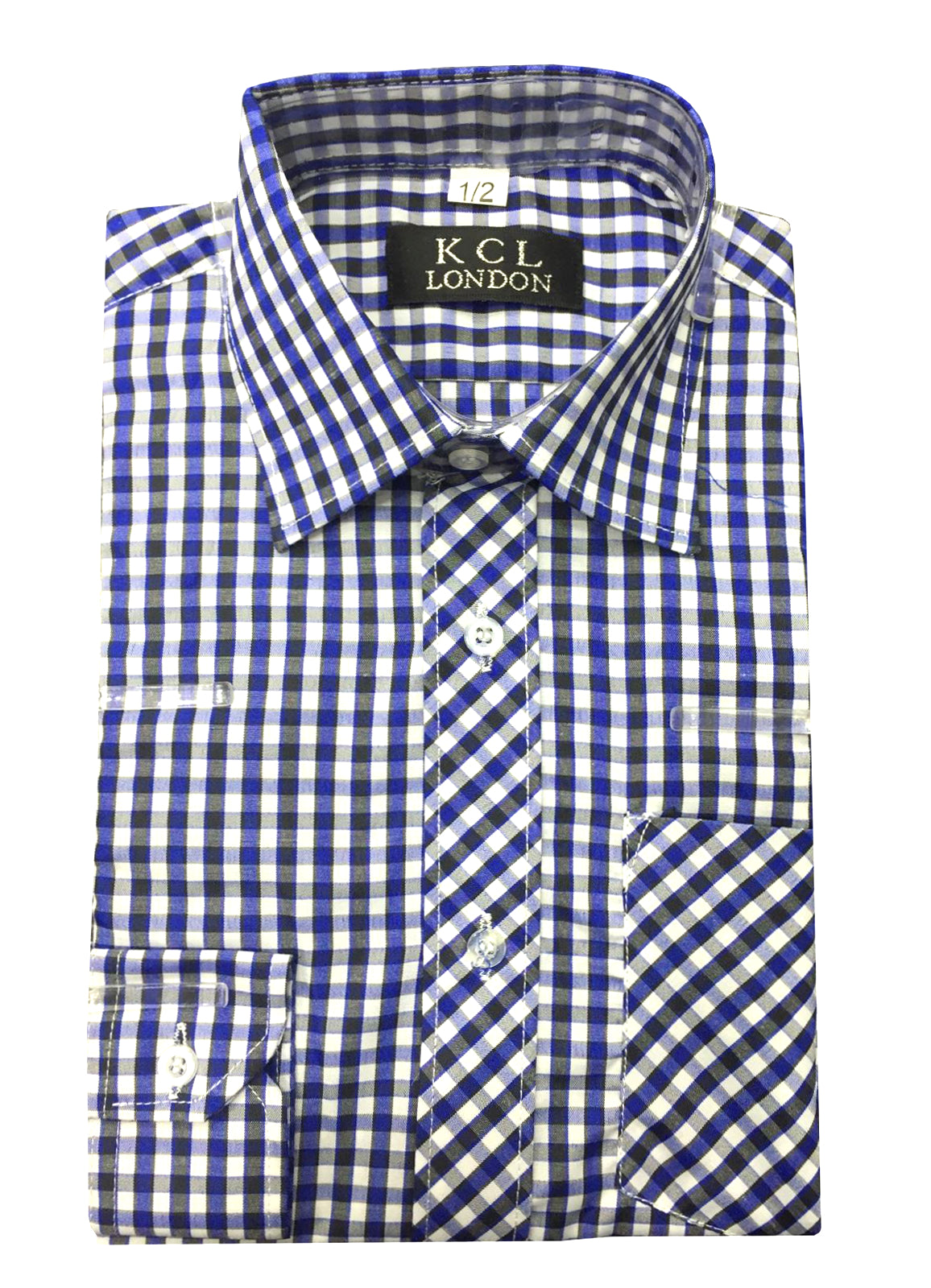 Boys Striped & Checked Formal Shirts