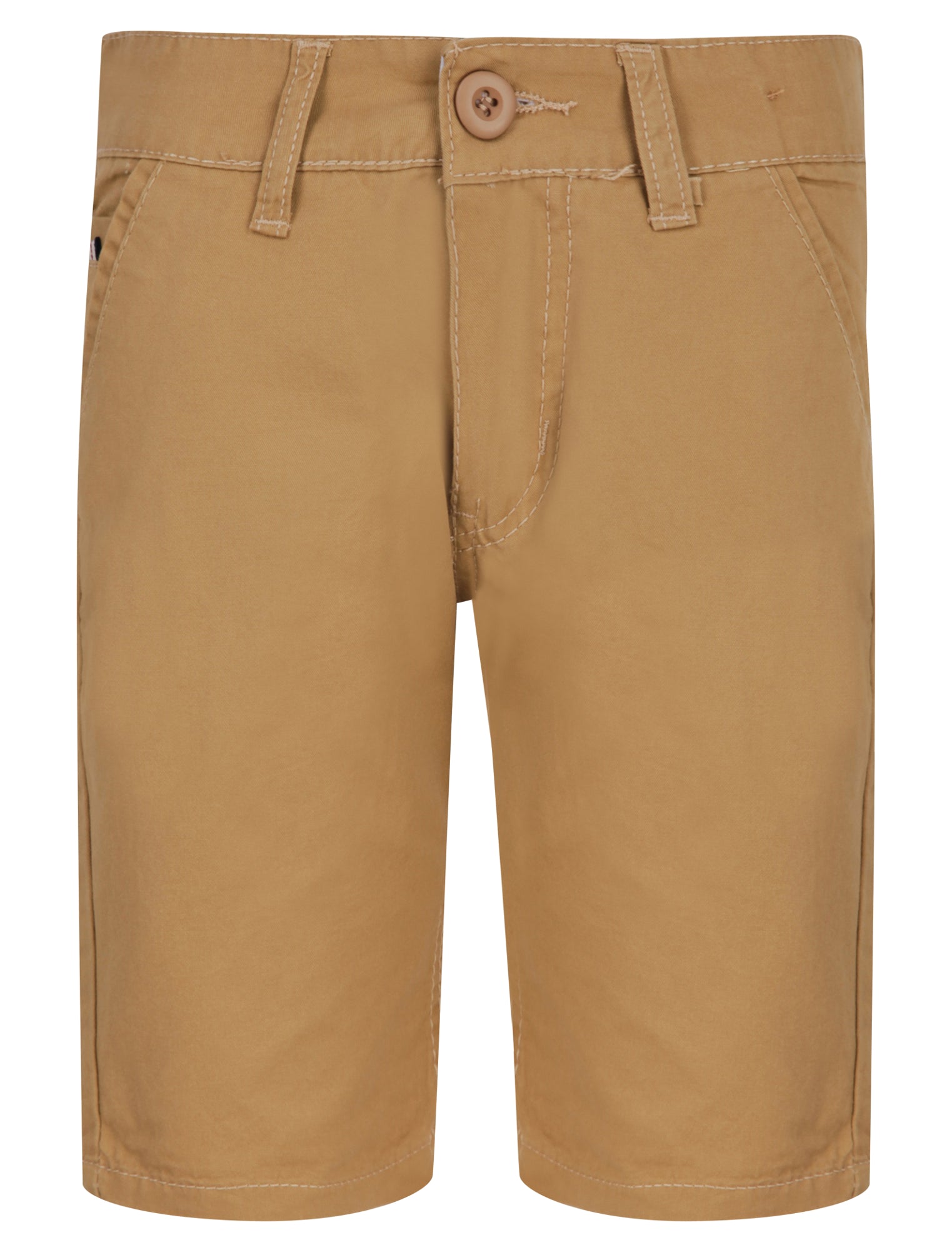 Boys Chino Shorts - Camel Brown