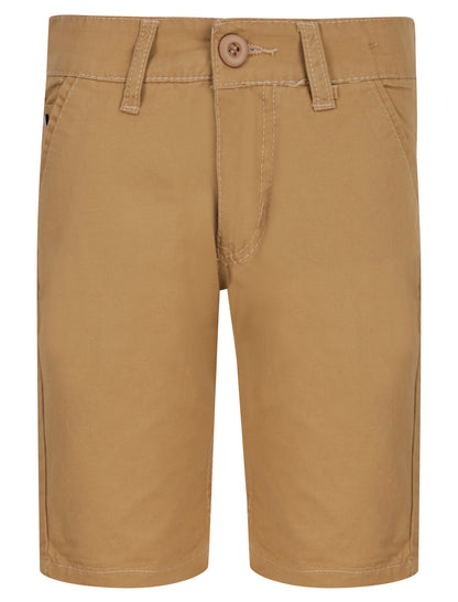 Boys Chino Shorts - Camel Brown