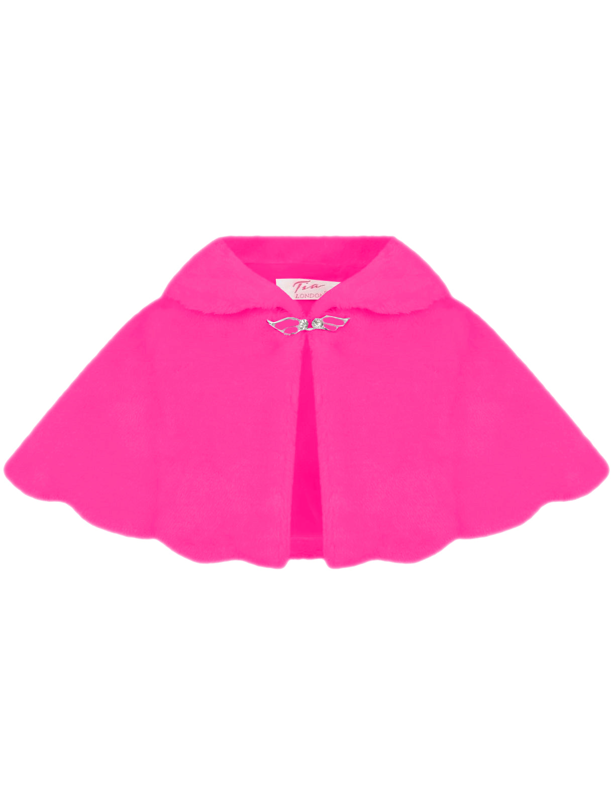 Girls Fur Shoulder Cape