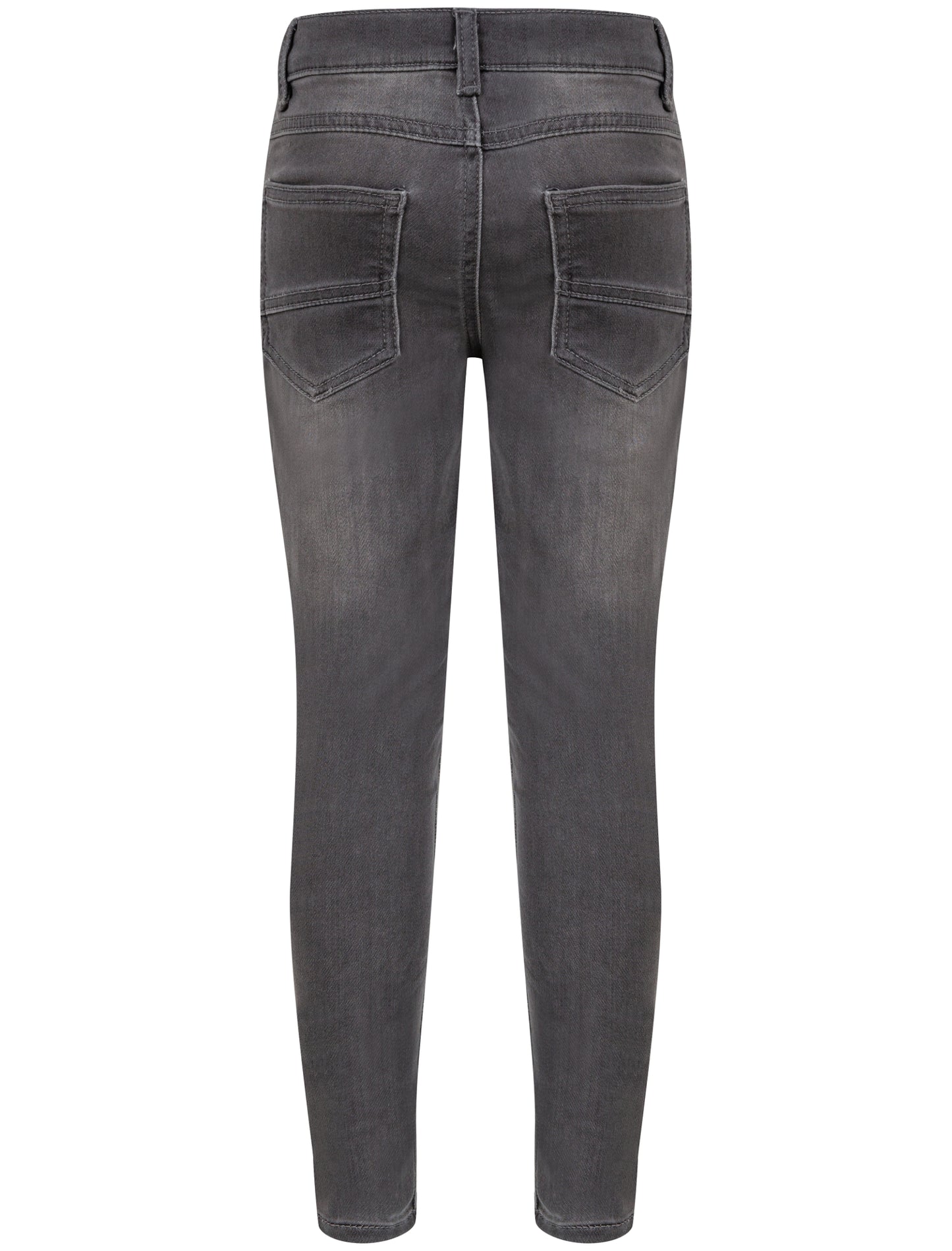 Girls Denim Skinny Jeans - Charcoal