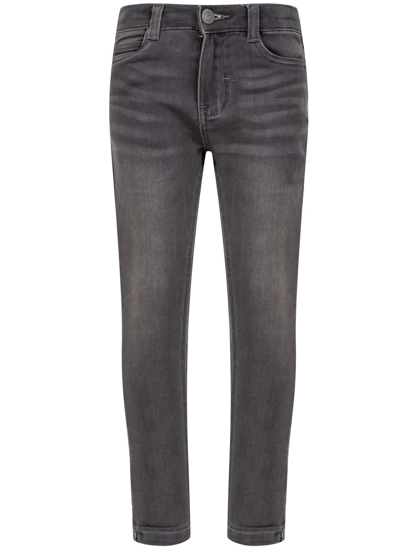 Girls Denim Skinny Jeans - Charcoal