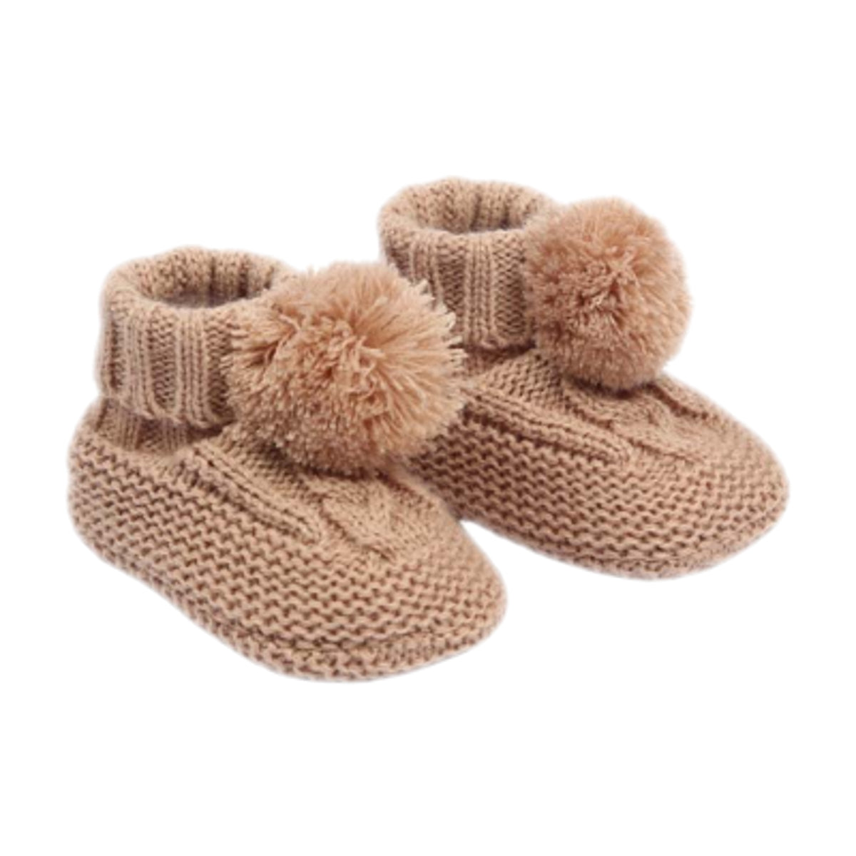 Baby Girls Pom Pom Booties