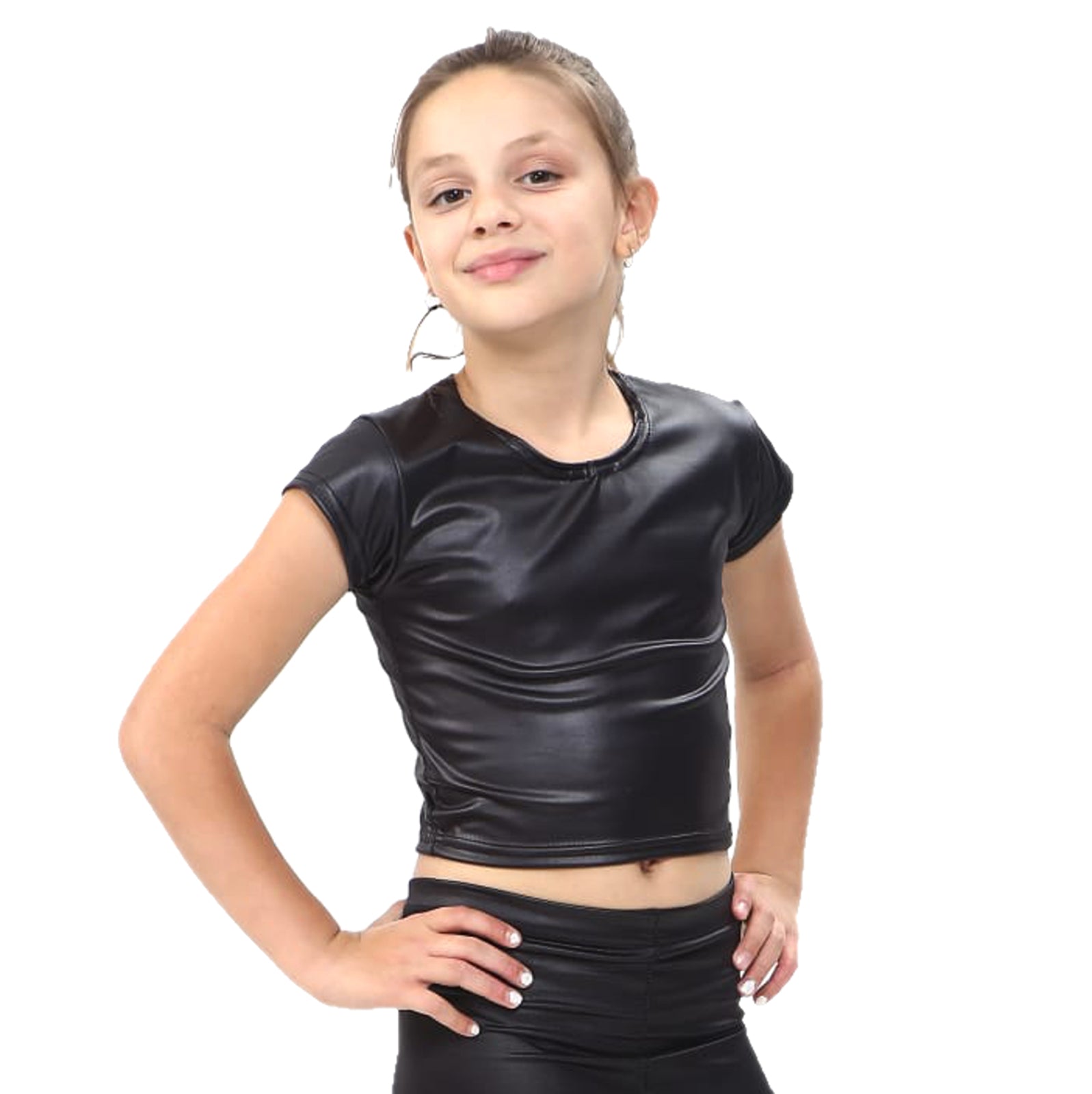 Girls Wet Look Outfits - Top
