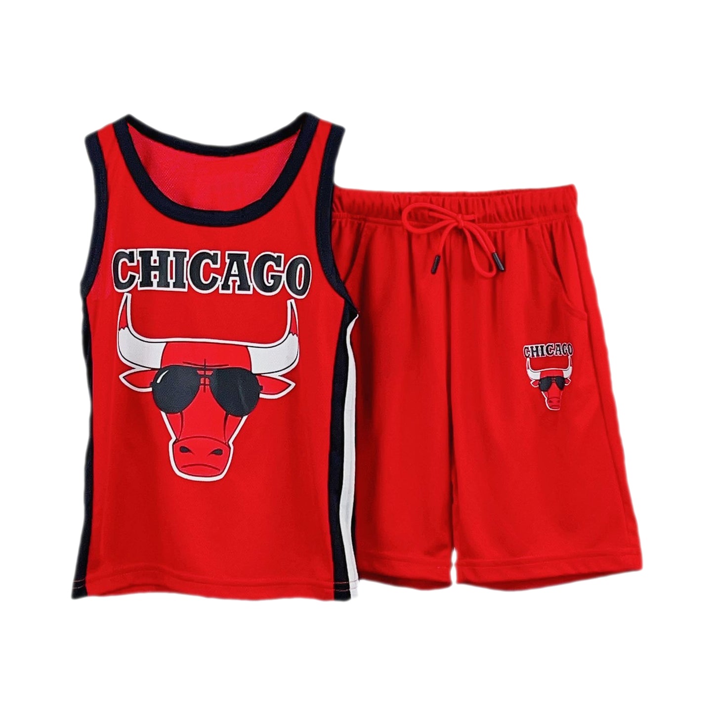 Kids Basketball Vest and Shorts Set