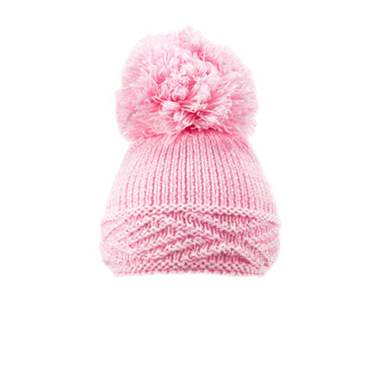 Baby Knitted Pom Pom Hat Boy Girl Winter Bobble Mummy Daddy Prince Princess 0-12