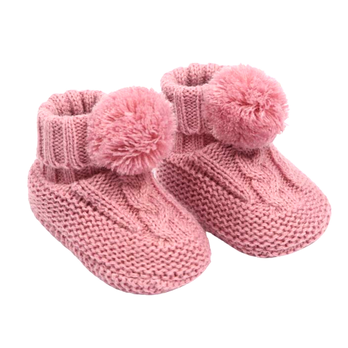 Baby Girls Pom Pom Booties