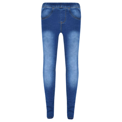 Girls Denim Jeggings Stretchy Jeans