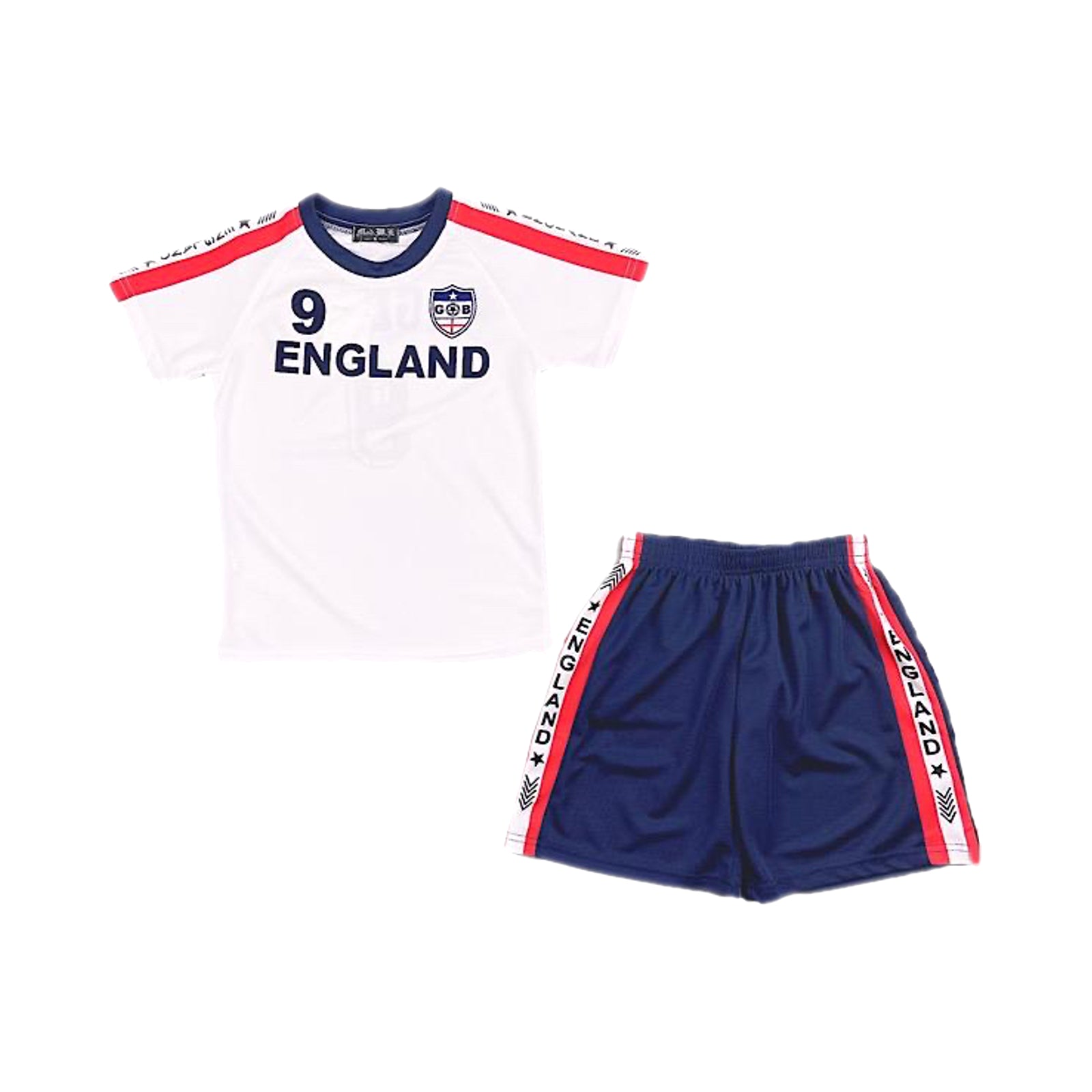 Kids Football T-Shirt And Shorts Set - England