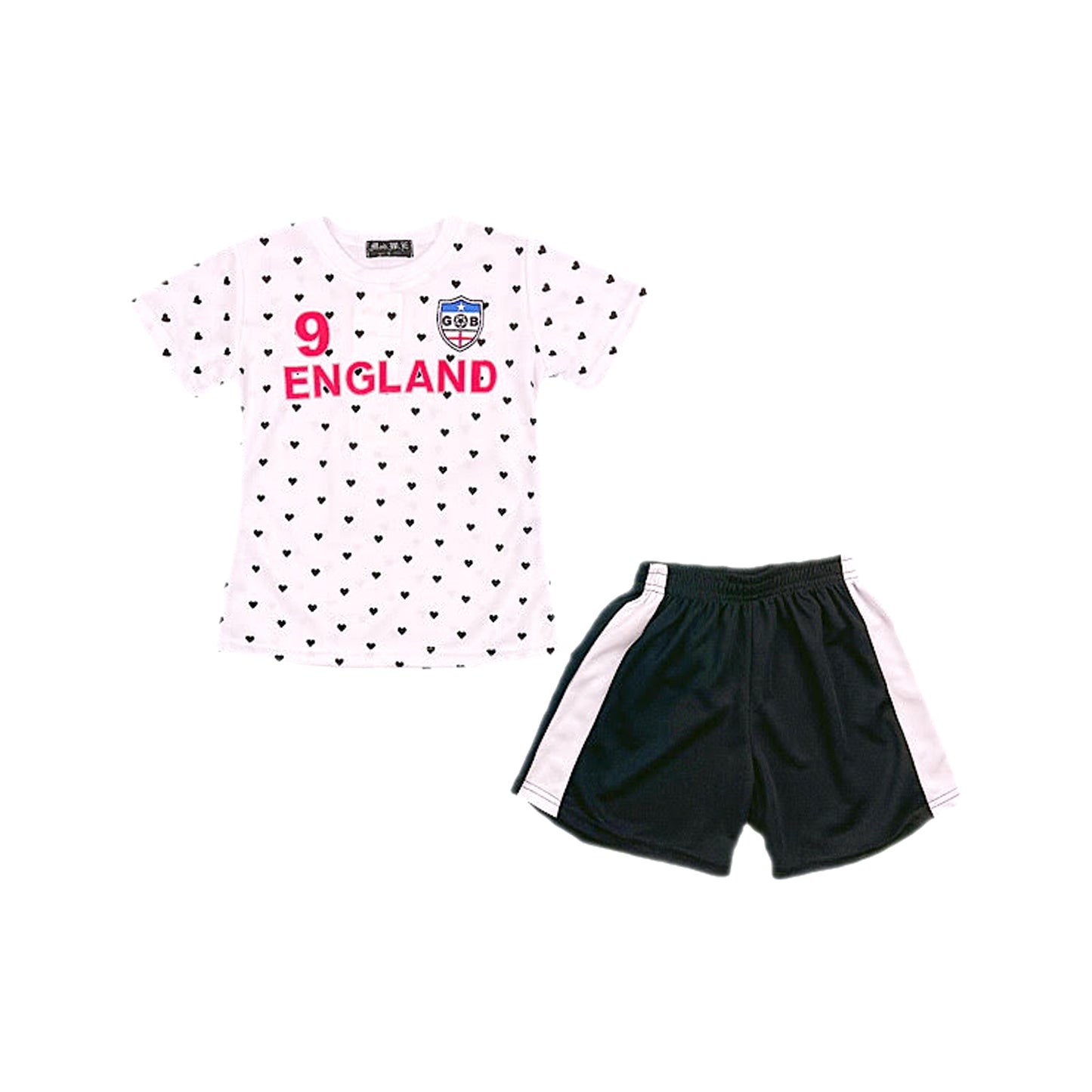 Kids Football T-Shirt And Shorts Set - England