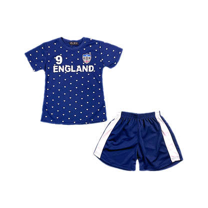Kids Football T-Shirt And Shorts Set - England