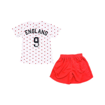 Kids Football T-Shirt And Shorts Set - England