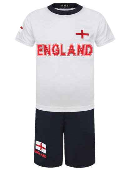 Kids Football T-Shirts & Shorts Set