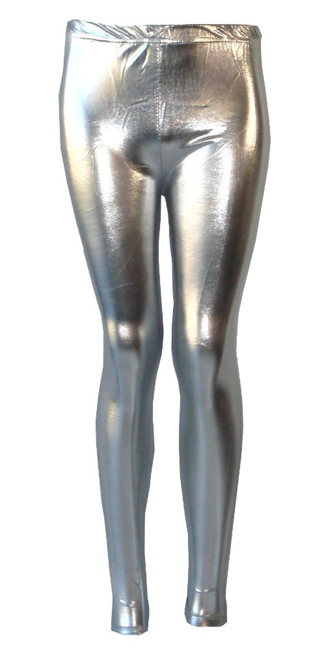 Girls Shiny Leggings