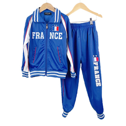 Boys Football Tracksuit Training Outfit