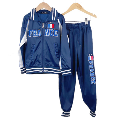 Boys Football Tracksuit Training Outfit