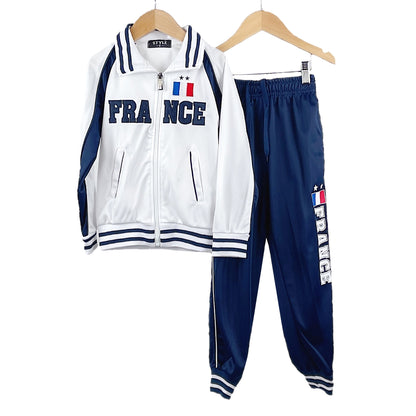 Boys Football Tracksuit Training Outfit
