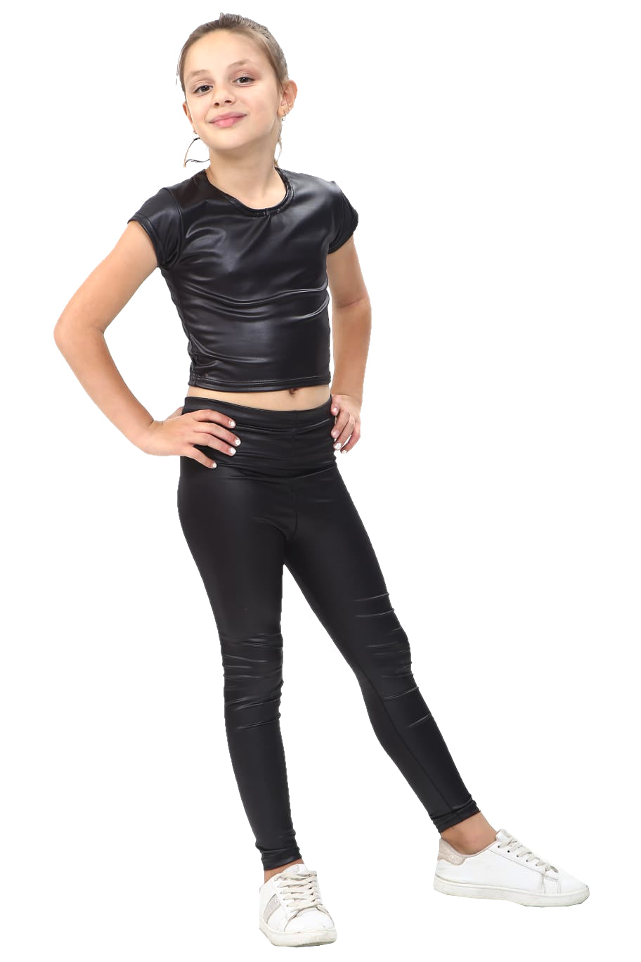 Girls Shiny Wet Look Outfits