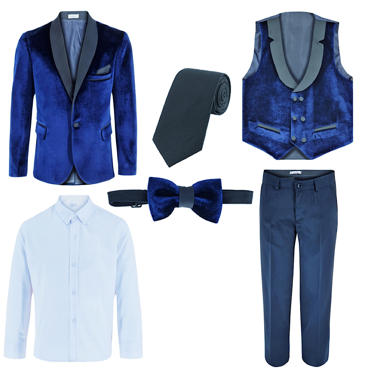 Boys 6 Piece Formal Suits