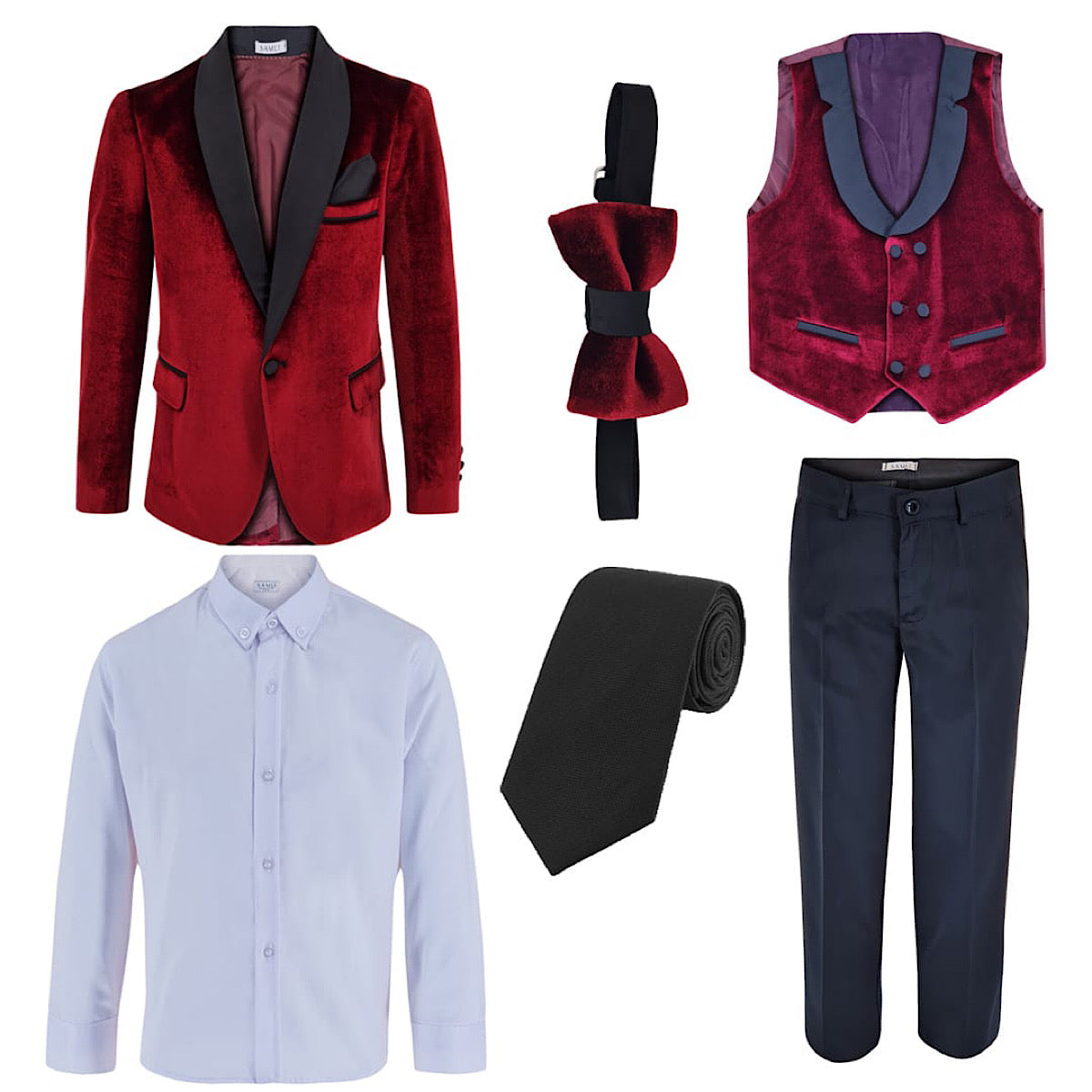 Boys 6 Piece Formal Suits