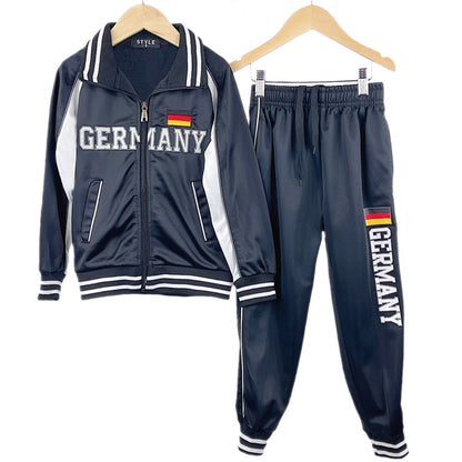 Boys Football Tracksuit Training Outfit