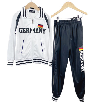 Boys Football Tracksuit Training Outfit