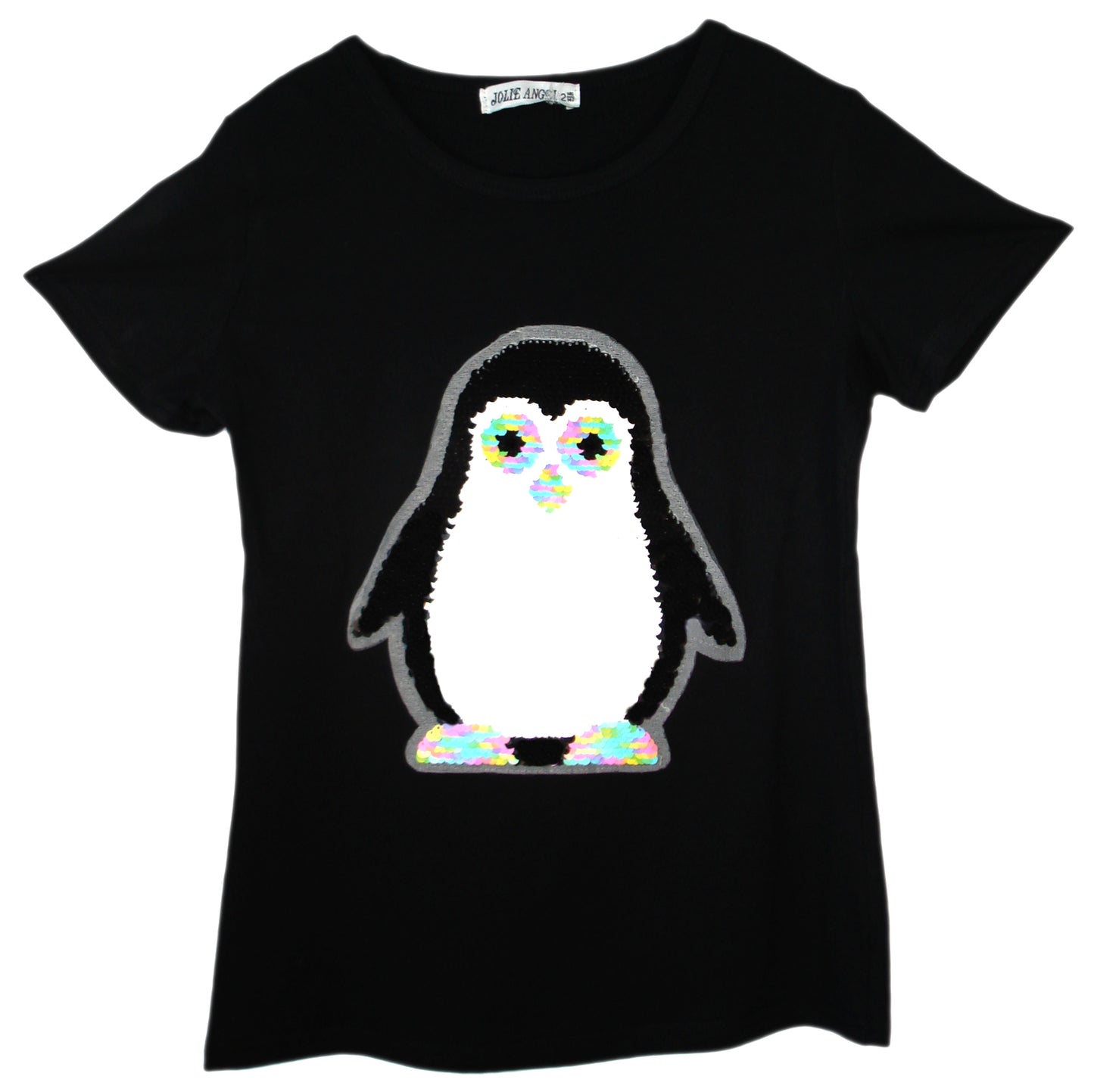 Girls Animal Sequin T-Shirts