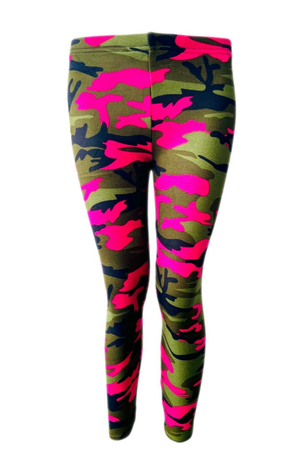 Girls Fleece Lined  Camouflage Pants