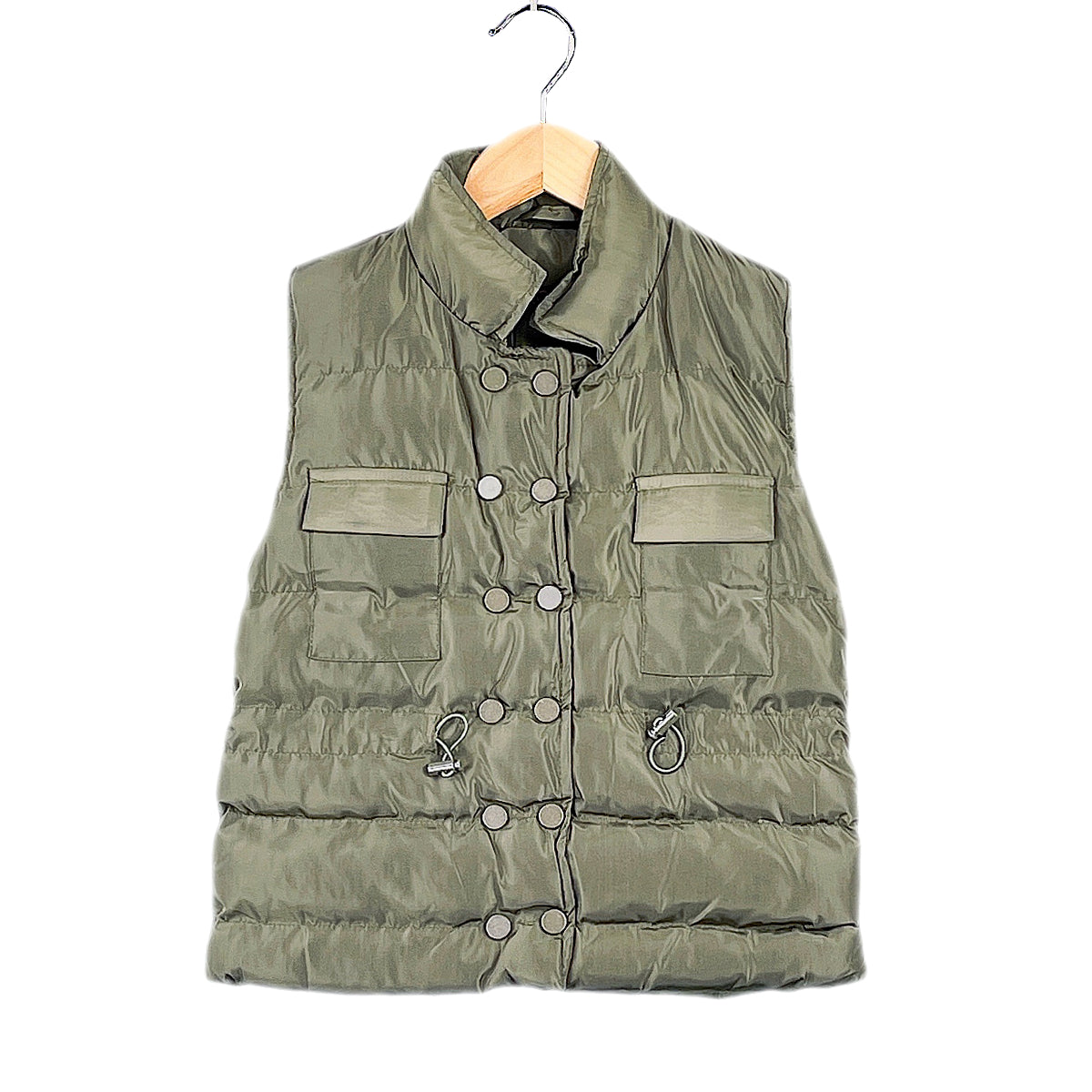 Girls Gilet Bodywarmer Padded Sleeveless Jacket - Green