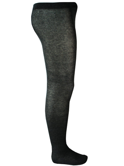 Girls Pretty Stretchy Tights - Grey