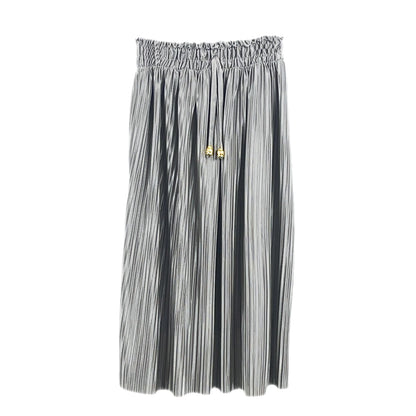Girls Pleated Midi Skirt