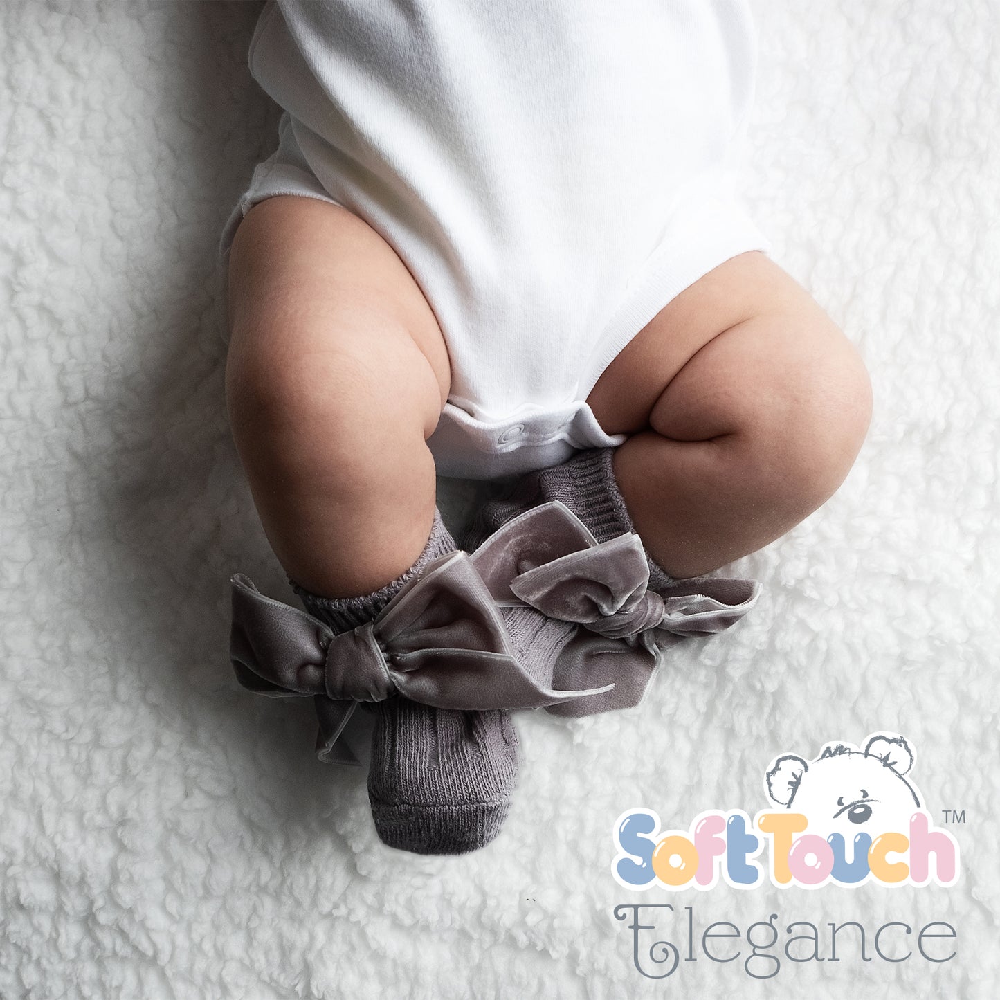 Baby Girls Bow Ribbon Ankle Socks