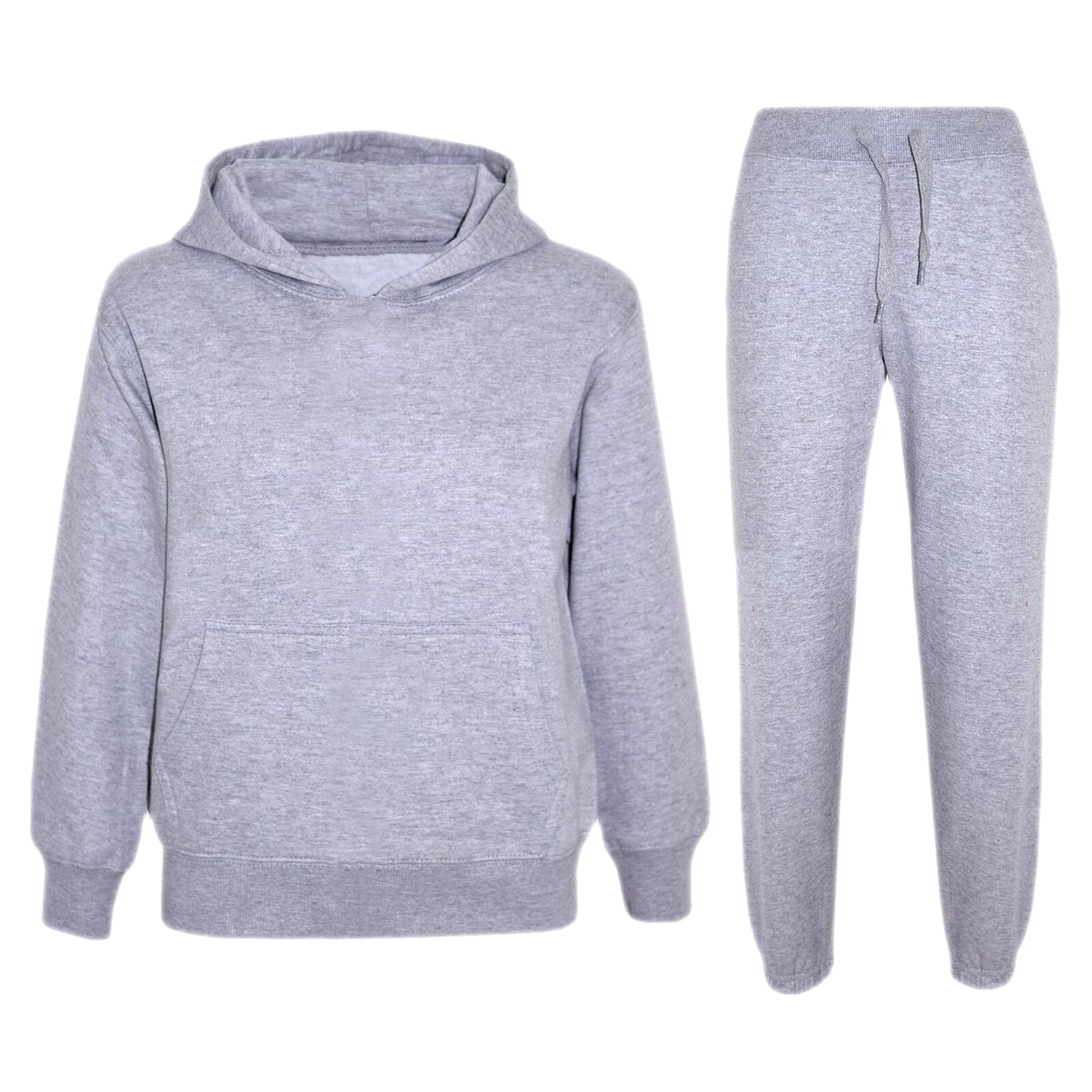 Kids Fleece Hoodies And Jogging Bottoms - Grey