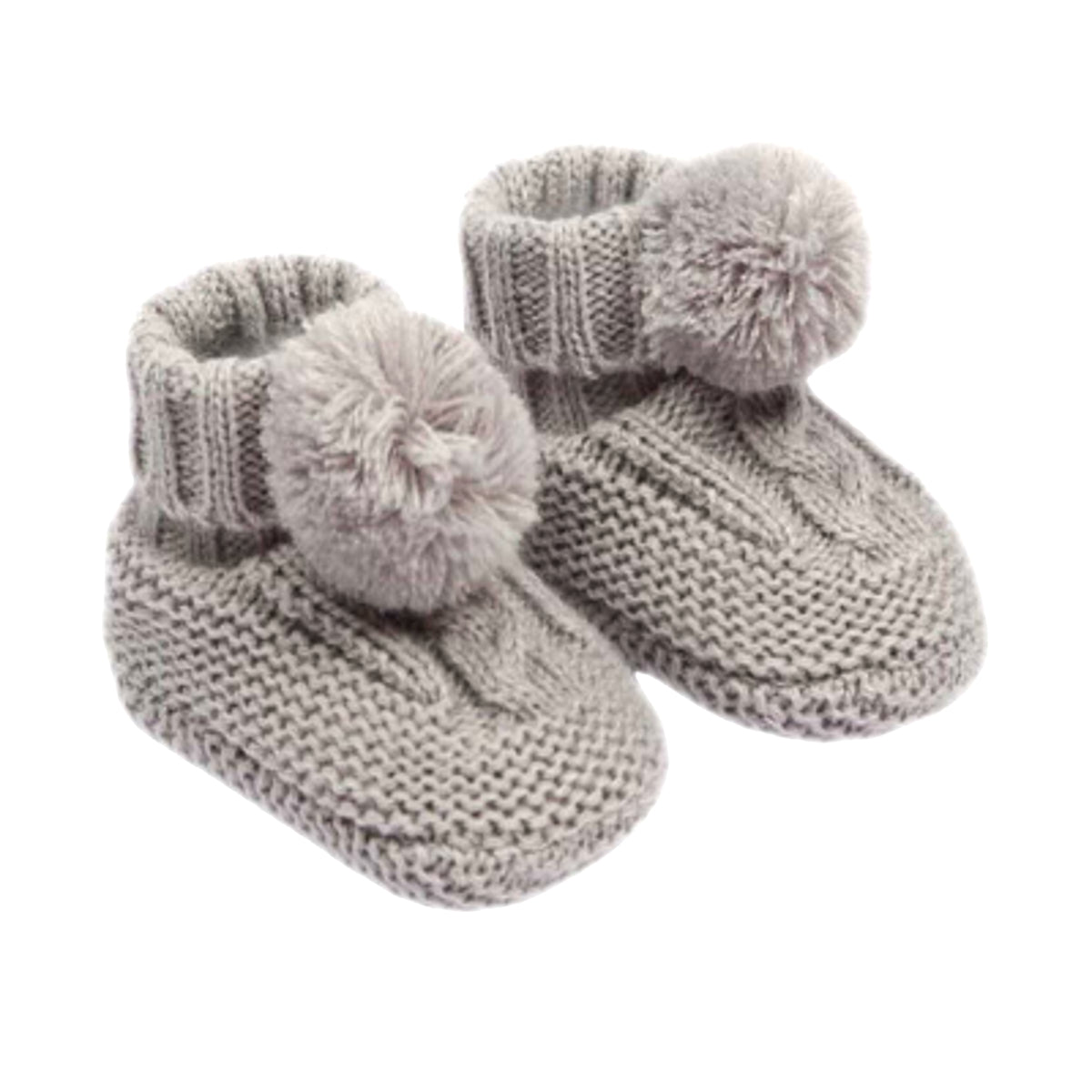 Baby Girls Pom Pom Booties