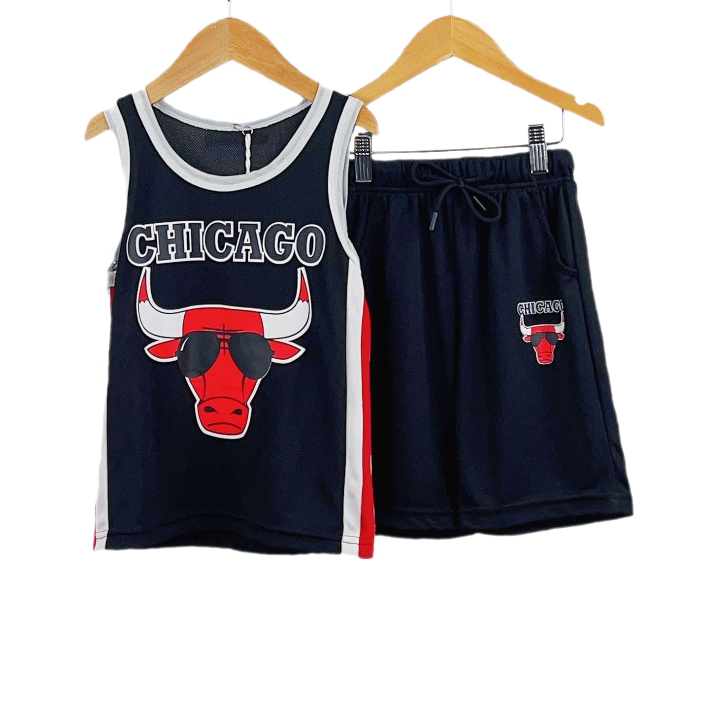 Kids Basketball Vest and Shorts Set