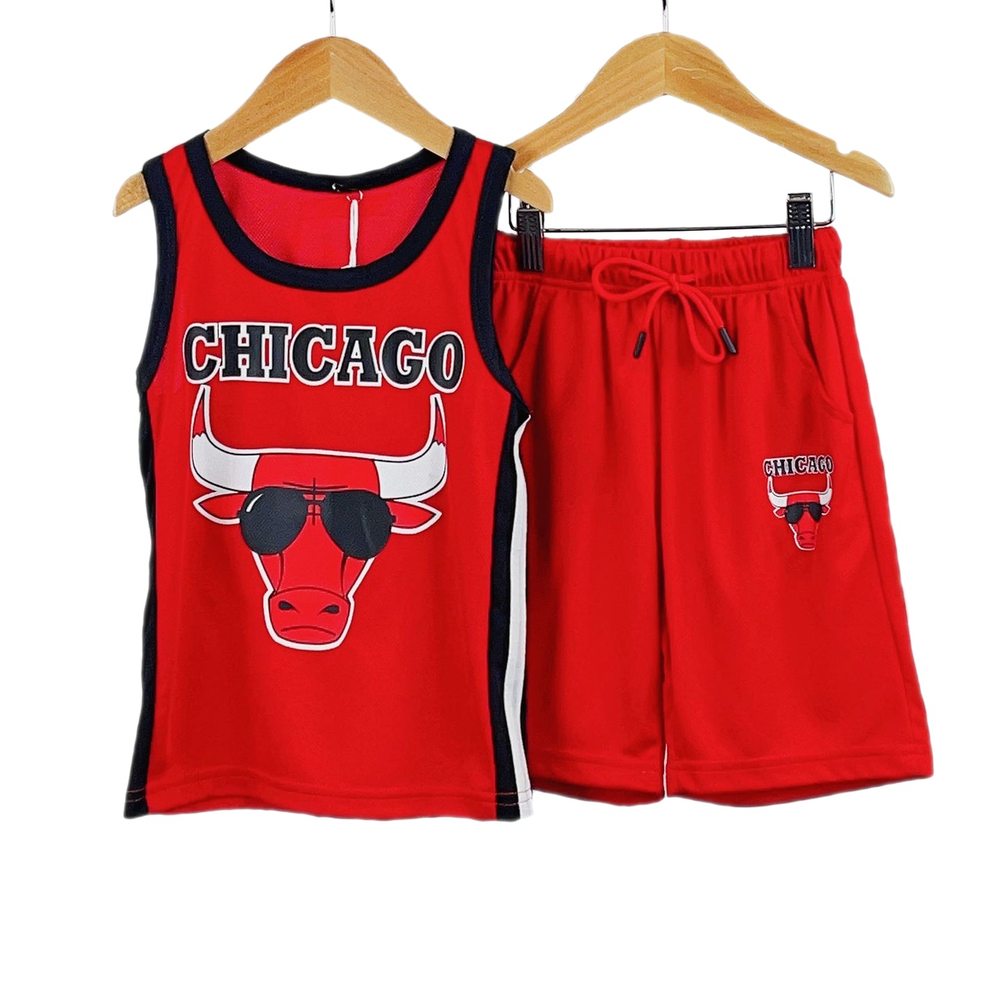 Kids Basketball Vest and Shorts Set