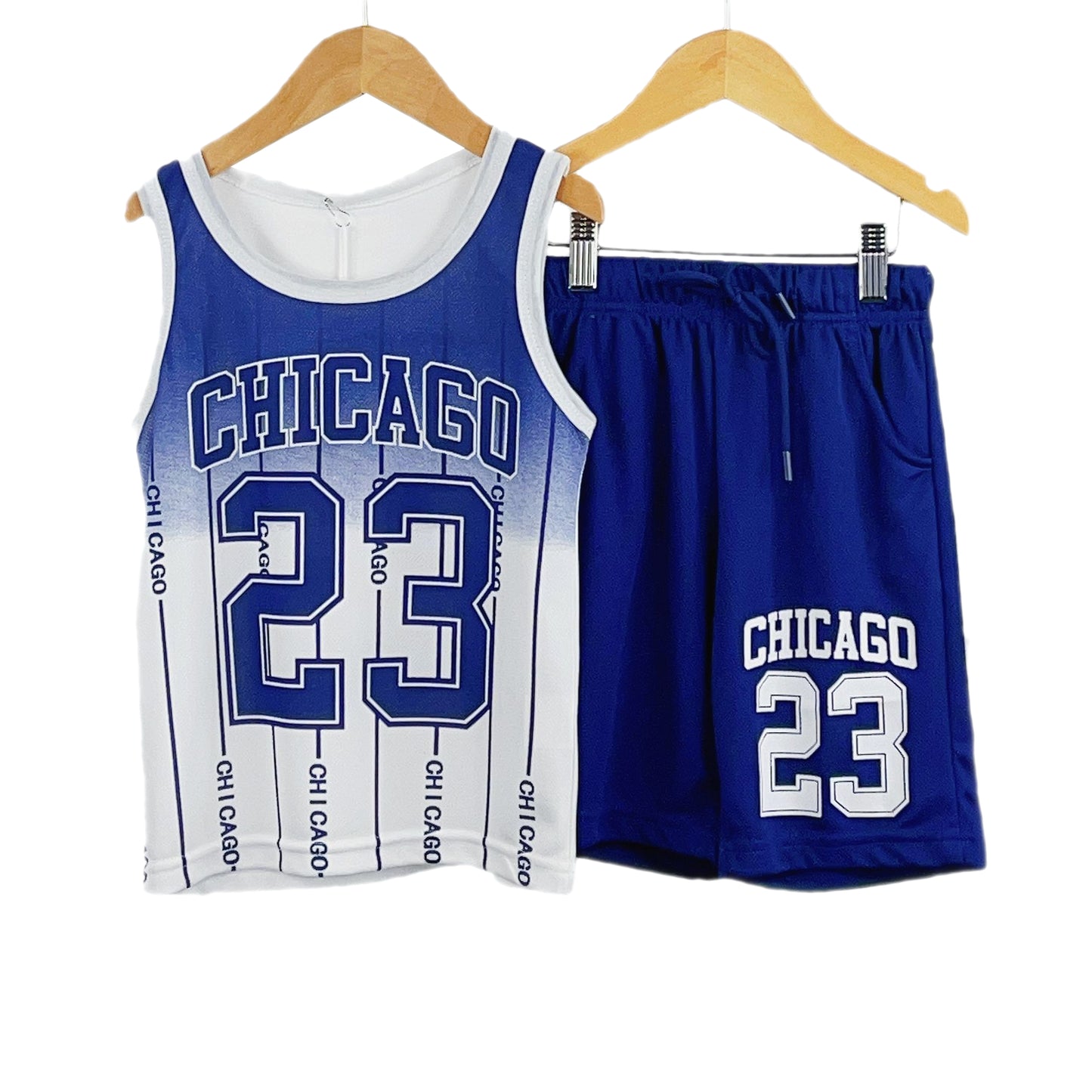 Kids Basketball Vest and Shorts Set