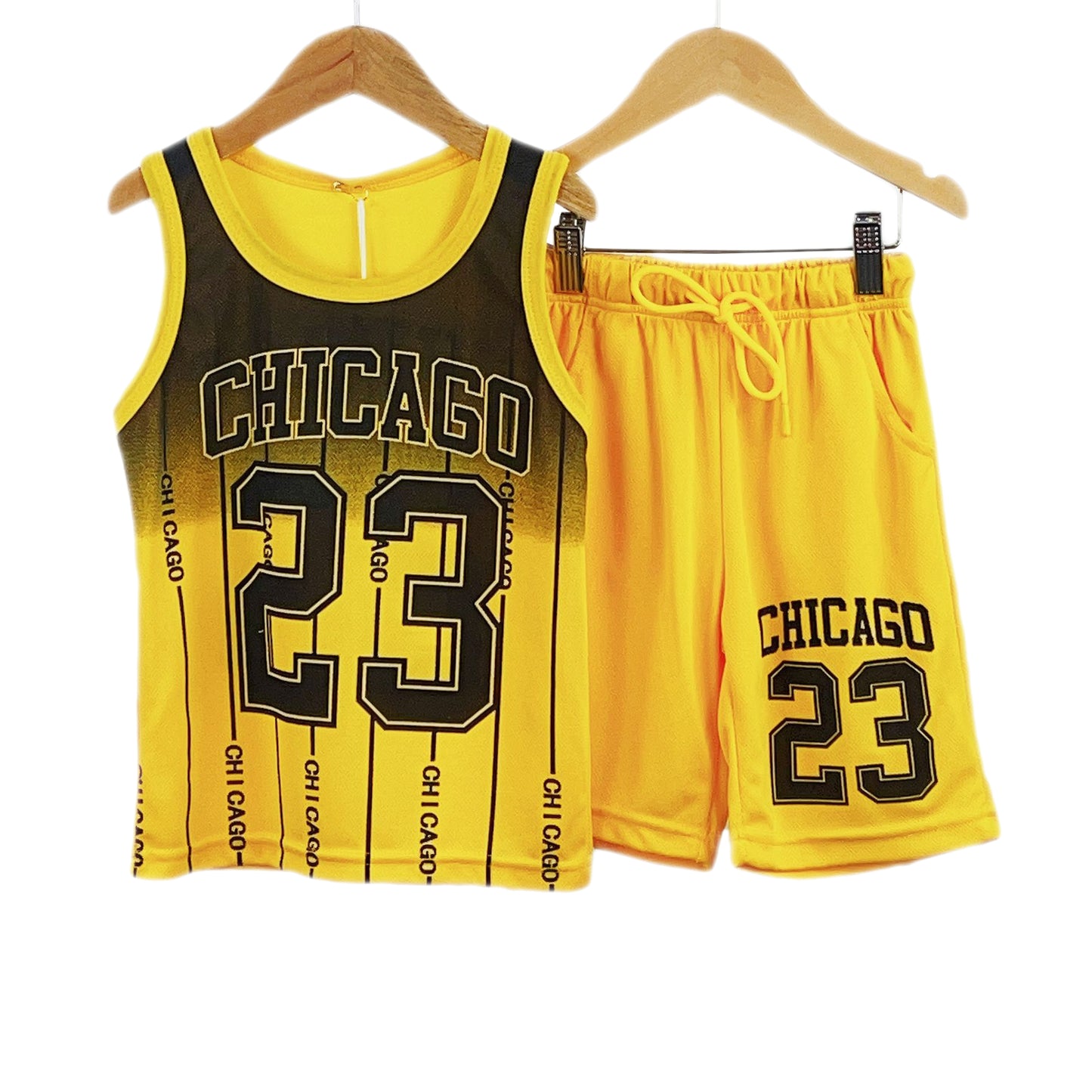 Kids Basketball Vest and Shorts Set