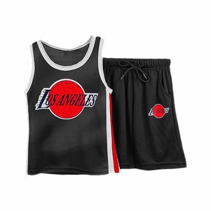 Kids Basketball Vest and Shorts Set